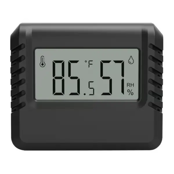 2-pakks Termometer Hygrometer - Hygometre, Innendørs Termometre, Høy Presisjon, Digitale Termometre for Innendørs, Stue, Barnerom