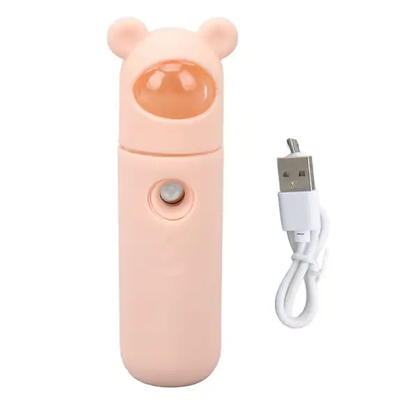 Bærbar Nano Mist Sprayer 18ML Vanntank for Utendørs Reise Camping Fotturer Ansiktsfuktighet