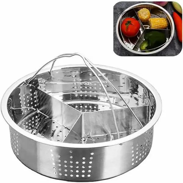 Dampkoker, rustfritt stål dampkoker, kokt eggstativ, trykkoker-