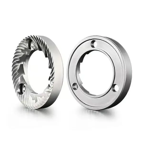 2 stk. kaffekvern-burr-erstatningssett for Rancilio Rocky (med og uten doser) og MD 40 espressokverner Silver