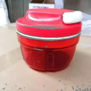 Tupperware Turbo-chef, Rød D158, Løkhakker, Speedy Boy Zwiebelschneider 27357, Kjøkkenredskap, Rask Hakking, Gratis Frakt, Matlagingskomfort.