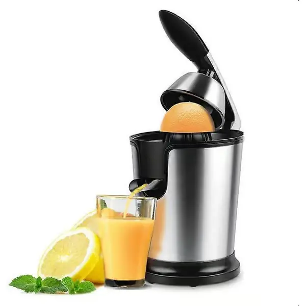 (Nyhet) Multifunksjonell håndpresset juicepresse i rustfritt stål, elektrisk juicepresse for appelsinjuice, EU-støpsel