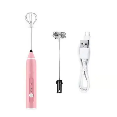 Melkeskummer Elektrisk Melkeskummer Melkeskummer Håndholdt Elektrisk Kaffe (rosa)