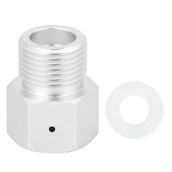 Adapter kompatibel med hjemmebryggingssylinder, innvendig gjenge TR21-4 til utvendig gjenge W21.8-14 kompatibel med Sodastream