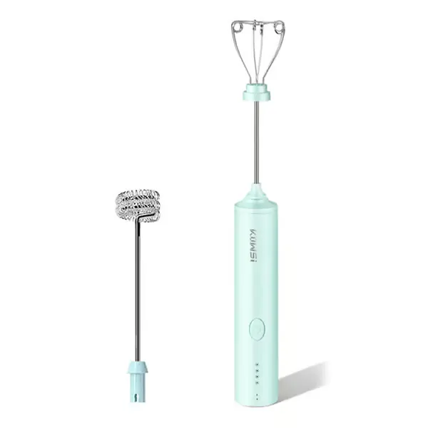 Trådløs eggvisper minimikser blender 2 stk. miksestaver USB oppladbar