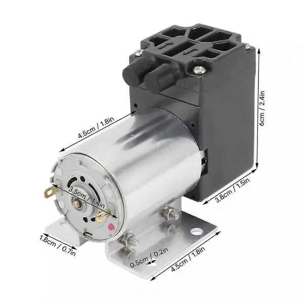 Vakuumpumpe Undertrykk Sugpumpe Mini Oljefri Vakuumpumpe 5L/min