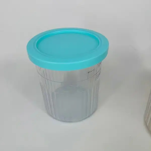 Ninja Creami Deluxe erstatningsbokser og lokk, kompatibel med NC501 NC500-serien – FX Blue Single Blue Single