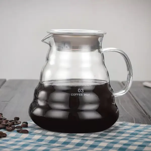 Håndbrygget kaffekanne Glass kaffekanne 800ML 800ml