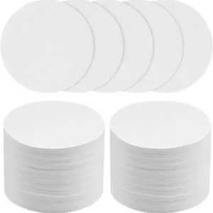 Kaffefilterpapir, 400 stk × 51 mm runde kaffefiltre i papir, erstatnings-mikropapirfiltre kompatible med kaffemaskiner og espressomaskiner