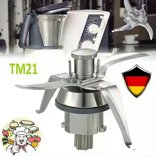 Vorwerk Thermomix TM21 Kjøkkenmaskin Reservedel Kniv Miksekniv Rustfritt stål