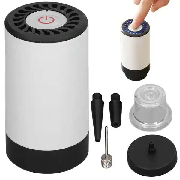 Elektrisk Vakuumpumpe for Vakuumposer Portabel Kompressor hvit white