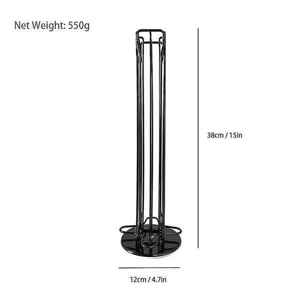 1 stk. Kaffe Kapselholder Kompatibel med Nespresso (40 x Kapsler) - Holdere for Nespresso Kaffe Kapsler - Roterende Holder