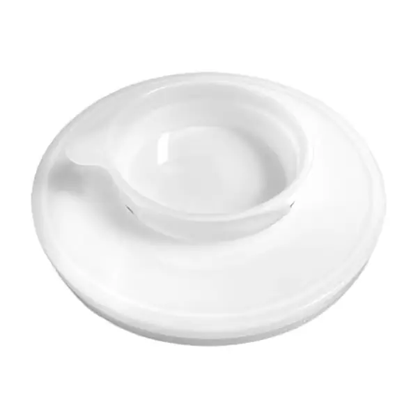 Mikserbollelokk for KitchenAid 4.5-5 Qt Kjøkkenmaskin Anti-Sprut Beskyttelse Gjennomsiktig Lokk med Ekstra (FMY) Sets White