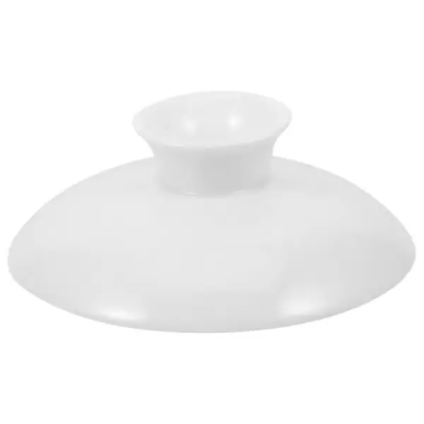 Tekopp Keramisk Lokk Tekopp Keramisk Lokk Tekanne Erstatning Keramisk Deksel White 7.80X7.80X2.90CM