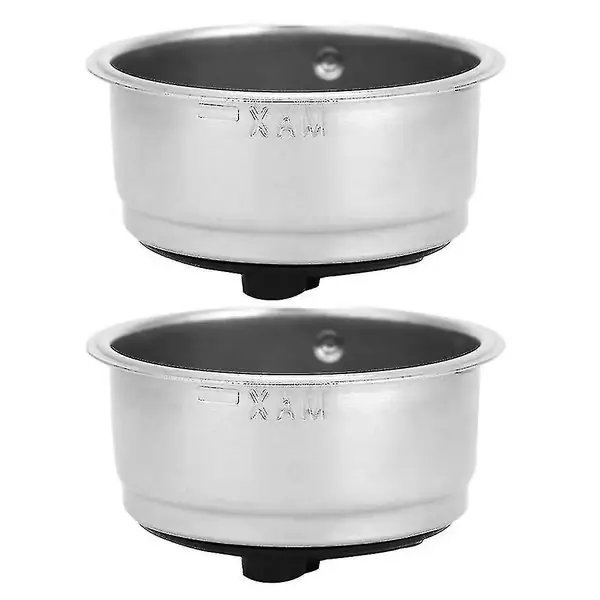 2-pakks avtakbart kaffefilterkurv for hjemmekontor (dobbel kopp)