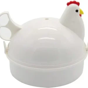 Mikrobølgeovn Eggekoker/Eggekoker/Kyllingformet 4-eggs dampkoker/Eggedamper