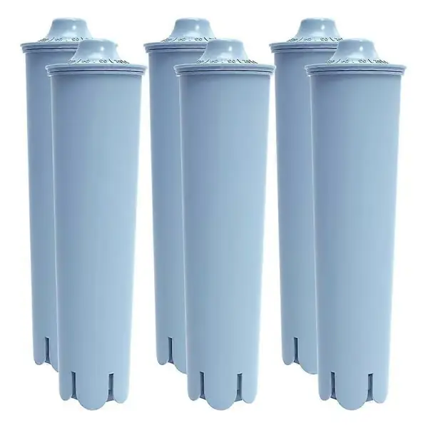 6-pakninger for Jura Clearyl Claris for kaffemaskiner Blått erstatningsvannfilter 6 PCS