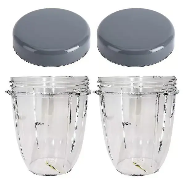 Kopp erstatning for Nutribullet Blender 18oz kopp (2-pakning)