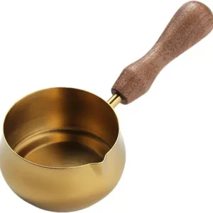 Espresso-ekstraksjonskopp, stålkåpe med håndtak, doseringskopp for kaffe og melk, rustfrie espressokopper