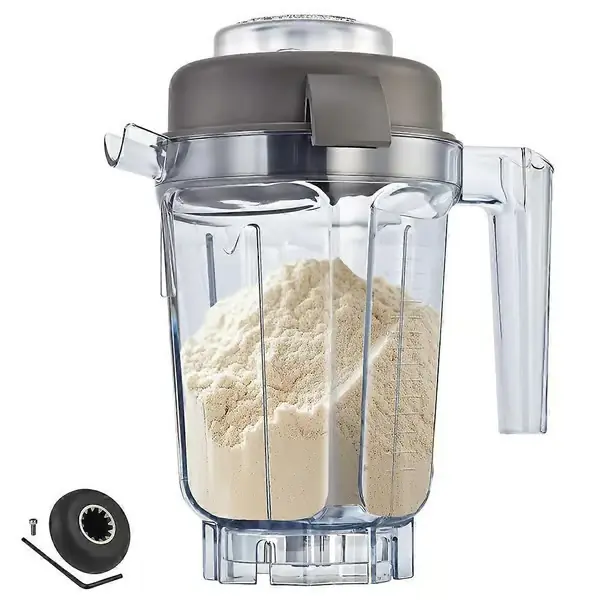 Tørrkornbeholder 32oz for Vitamix, Beholder for 5200 7500 750 E310 5000 VM0197 VM0101 Professional/Explorian Blender