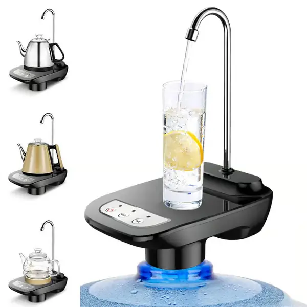 5-gallon vann dispenser pumpe, automatisk elektrisk drikkevannsflaske pumpe, egnet for 1-5 gallon vannkanner.