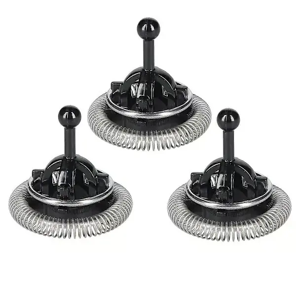 Erstatningsvisper for Nespresso Aeroccino 3 4 Plus melkeskummer, rustfritt stål, tåler oppvaskmaskin, svart, 3-pakning