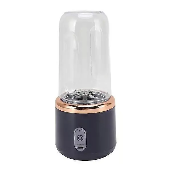 Bærbar juicer med seks blader 300 ml kapasitet USB oppladbar fruktblender