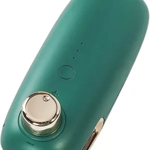 Mini USB Varmeforsegler Oppladbar Forseglingsmaskin Snack Vakuumpose (farge Grønn)