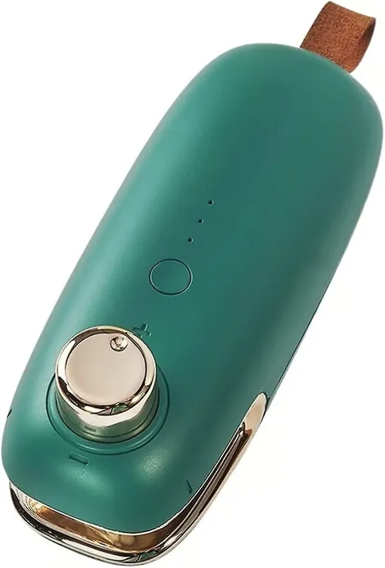 Mini USB Varmeforsegler Oppladbar Forseglingsmaskin Snack Vakuumpose (farge Grønn)