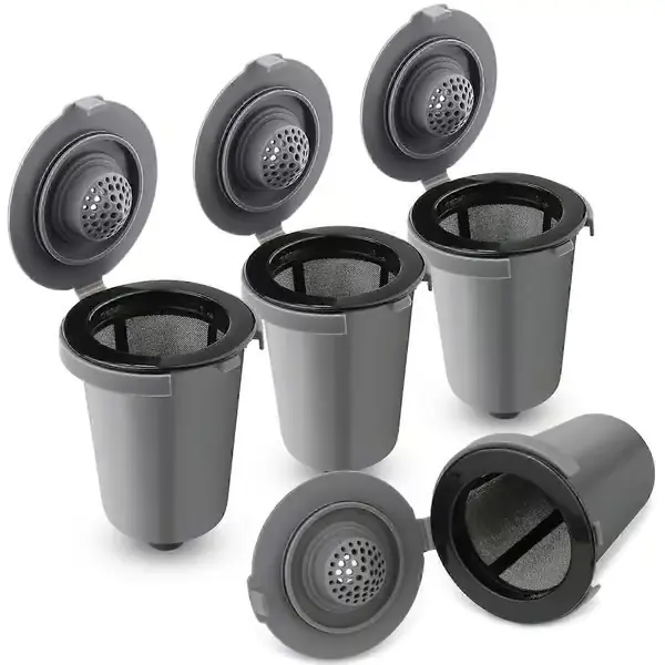 Cuisinart kaffetrakter 4-pakning gjenbrukbar filterkopp kompatibel med DCC-serien, BPA-fri, miljøvennlig design