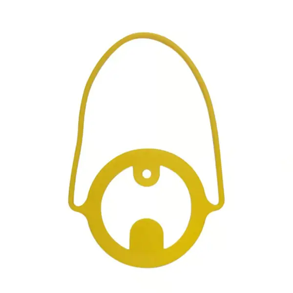 3 stk Kaffekopp Bærestropper Drikkeflaskeholder GUL yellow