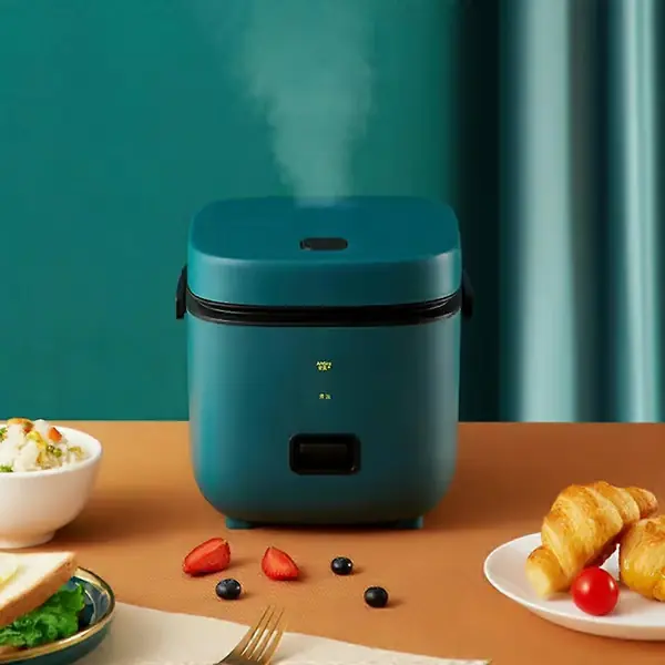 Dampkoker Mini Riskoker 1,2l 200w Non-stick Innerpotte 1,2 L Grønn 200 W green