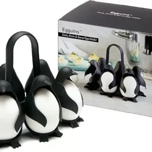 Eggeholder - 3-i-1 Eggboks Eggkoker, Eggkurv, Eggoppbevaring til Kjøleskap - Dispenser for 6 Egg