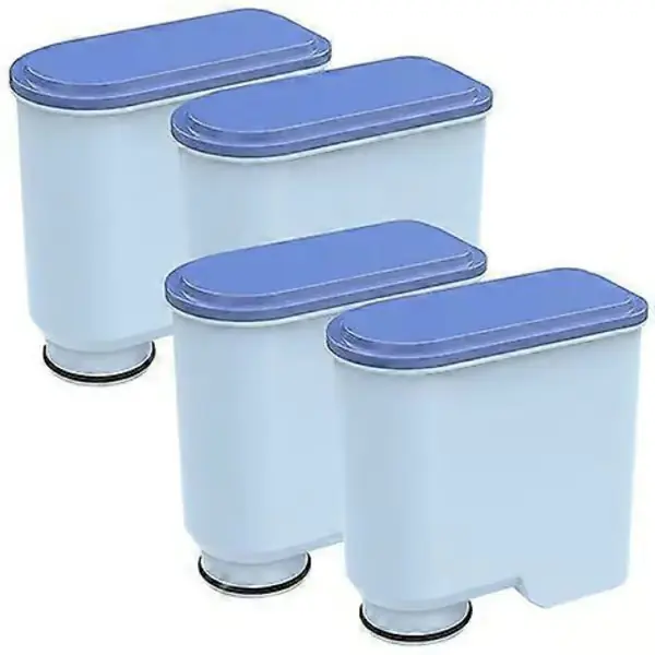 4-pakning kaffemaskin vannfiltre for Philips Saeco AquaClean CA6903, erstatningspatron i plast, blå style6472