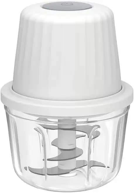 400ML Elektrisk Hvitløkshakker, Mini Bærbare Grønnsakshakkere, Hvitløkskvern Mosere Løkhakker, Blender for Grønnsaker, Trådløs Matprosessor