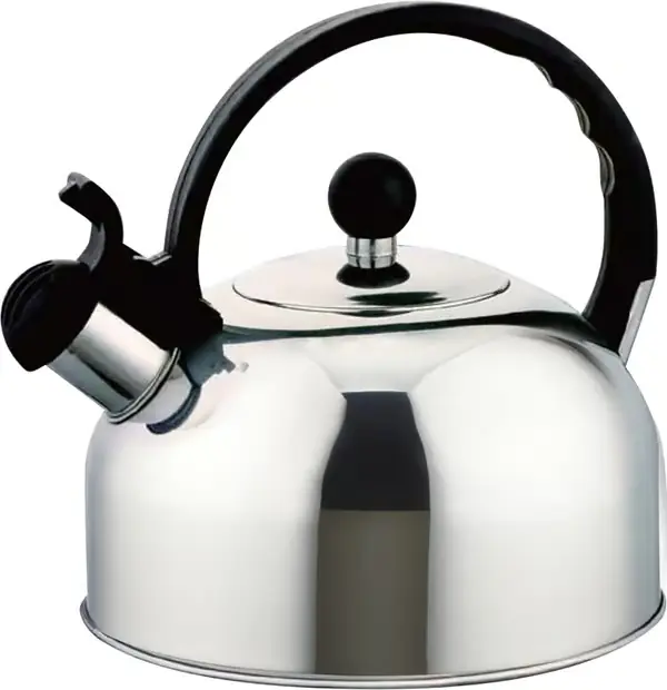 2,5L Induksjonskjele i rustfritt stål med plystring, tekanner for komfyrtopp, gasskjele, varmebestandig håndtak, alle koketopper inkludert induksjo...