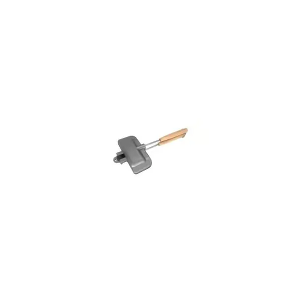 Frokostsandwichmaker, 4-i-1, pølsetoaster, trykkokerutstyr, non-stick stekepanne, pannekakepanne med avtakbart håndtak for pannekaker, omeletter,
