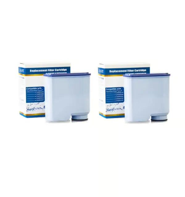 2 stk AQUACREST erstatningsvannfilter for Philips AquaClean CA6