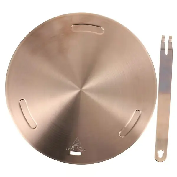 Induksjonsvarme-diffusorplate i rustfritt stål for jevn matlaging og universell koketoppadapter