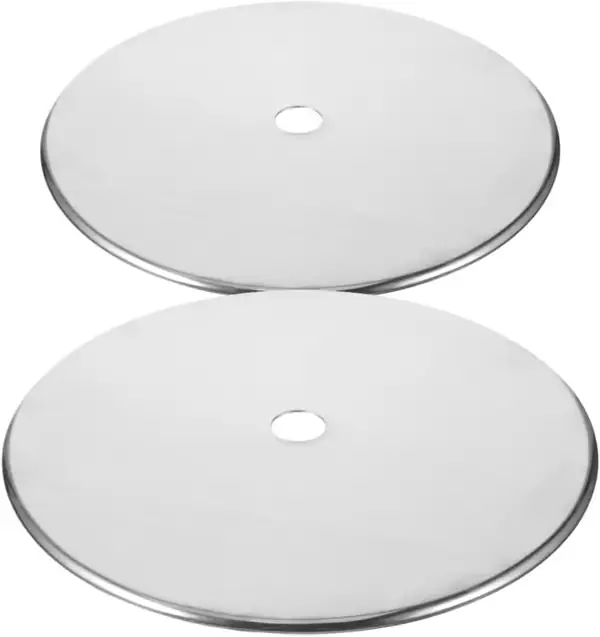 2 stk Induksjonssprederplate Induksjonstopptilbehør 8.66x8.66x0.39 tommer