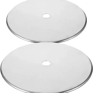 2 stk induksjonsdiffusorplate Induksjonskomfyrtilbehør 8,66x8,66x0,39 tommer