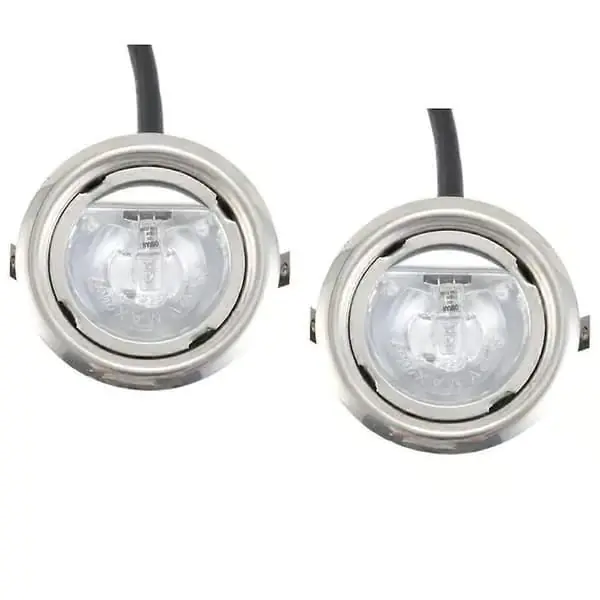 2 stk 20W halogenlampe for kjøkkenvifte 65mm klart glass 12V AC for kjøkkenvifte og ventilasjonsvifte belysning sølv