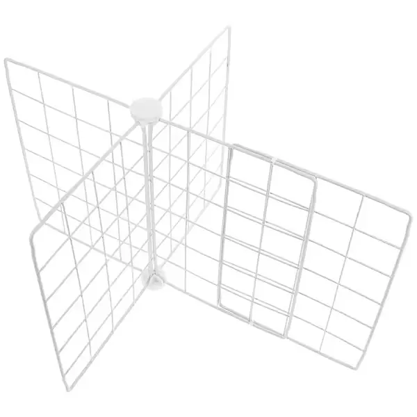 Fryserstativdelere Jern For Drikkevareoppbevaring Vareseparasjon Hvit 54.40X40.40X32.00CM 1Sett White 54.40X40.40X32.00CM