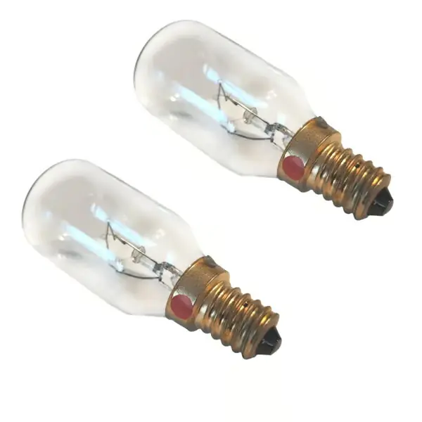 2 stk. Ovnslyspære på hele 40W 370 lumen E14 300 grader Wpro