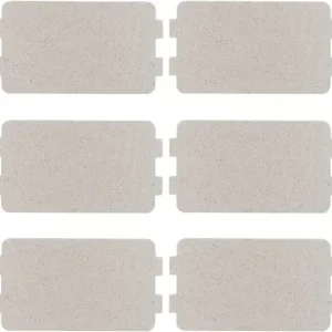 6 stk glimmerplater mikrobølgeovn bølgeleder skjold glimmerplater 6,4×11,7 cm mikrobølgeovn glimmerplate erstatningsreparasjonsrekvisita