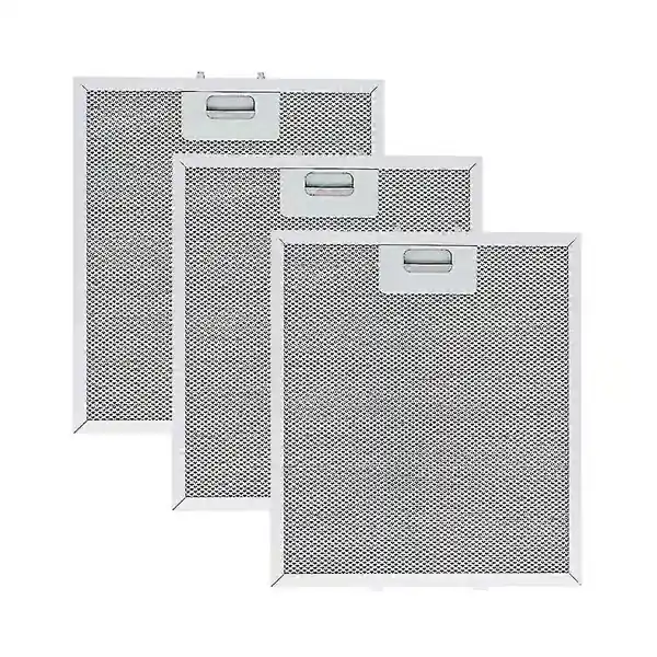 3PK W10169961A Fettfilter for Jenn Air Kjøkkenvifte Erstatt Aluminium Ventilfilter 12X10.5Tommer-God (LGL) Grey White