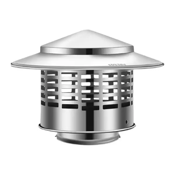 Pipehatt, enkel installasjon, for ekstern isolerende ventilasjonshette, 75 mm indre diameter