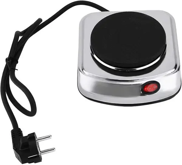 500W Mini Elektrisk Varmeplate, Kaffivarmer (220V EU Pl,ZQKLA)