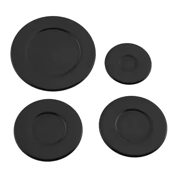 4 stk. komfyrtopp gassbrennerlokk 55 mm 75 mm 100 mm for ovn gassbrenner krone flammelokk kjøkkentilbehør Concave