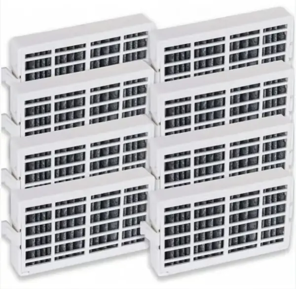 Pakke med 8 Whirlpool kjøleskapsluktfilter Whirlpool-W10311524 RAF1180, Aktivt kullfilter egnet for Whirlpool-W10311524 RAF1180
